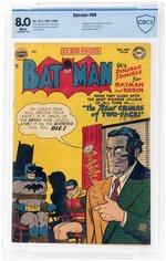 BATMAN #68 DECEMBER 1951-JANUARY 1952 CBCS 8.0 VF.