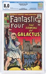 FANTASTIC FOUR #48 MARCH 1966 CGC 8.0 VF (FIRST SILVER SURFER & GALACTUS).
