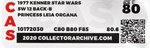 STAR WARS (1978) - PRINCESS LEIA ORGANA 12 BACK-B CAS 80.