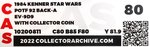 STAR WARS: THE POWER OF THE FORCE (1985) - EV-9D9 92 BACK CAS 80 Y.