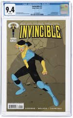 INVINCIBLE #1 JANUARY 2003 CGC 9.4 NM (FIRST INVINCIBLE & OMNI-MAN).