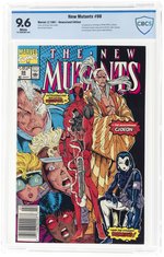 NEW MUTANTS #98 FEBRUARY 1991 CBCS 9.6 NM+ (NEWSSTAND EDITION - FIRST DEADPOOL).