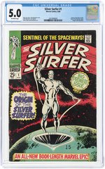 SILVER SURFER #1 AUGUST 1968 CGC 5.0 VG/FINE.