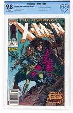 UNCANNY X-MEN #266 AUGUST 1990 CBCS 9.8 NM/MINT (NEWSSTAND EDITION - FIRST FULL GAMBIT).