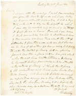 THOMAS CORWIN 1846 LETTER WITH MEXICAN AMERICAN WAR CONTENT.