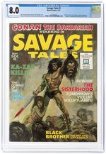 SAVAGE TALES #1 MAY 1971 CGC 8.0 VF (FIRST MAN-THING).