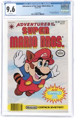 ADVENTURES OF THE SUPER MARIO BROS. #1 FEBRUARY 1991 CGC 9.6 NM+.