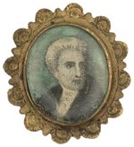 ANDREW JACKSON RARE 1828 CAMPAIGN PORTRAIT BROOCH.