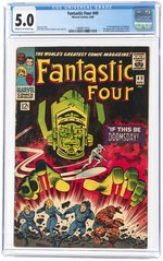 FANTASTIC FOUR #49 APRIL 1966 CGC 5.0 VG/FINE (FIRST FULL GALACTUS).