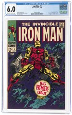 IRON MAN #1 MAY 1968 CGC 6.0 FINE.