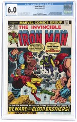 IRON MAN #55 FEBRUARY 1973 CGC 6.0 FINE (FIRST THANOS, DRAX THE DESTROYER & STARFOX).