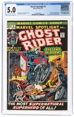 MARVEL SPOTLIGHT #5 AUGUST 1972 CGC 5.0 VG/FINE (FIRST GHOST RIDER).