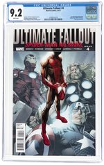 ULTIMATE FALLOUT #4 OCTOBER 2011 CGC 9.2 NM- (FIRST MILES MORALES SPIDER-MAN).