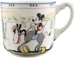 MICKEY MOUSE EXCEPTIONAL PARAGON CHINA TRIO.