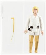 STAR WARS (1977) - LOOSE ACTION FIGURE/HK LUKE SKYWALKER (DOUBLE-TELESCOPING SABER) UKG 75%.