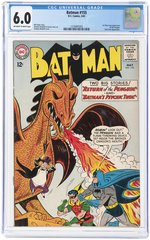 BATMAN #155 MAY 1963 CGC 6.0 FINE (FIRST SILVER AGE PENGUIN).