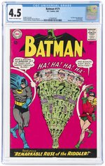 BATMAN #171 MAY 1965 CGC 4.5 VG+ (FIRST SILVER AGE RIDDLER).