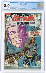 BATMAN #234 AUGUST 1971 CGC 8.0 VF (FIRST SILVER AGE TWO-FACE).