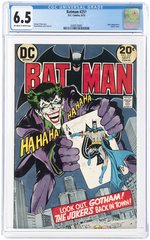 BATMAN #251 SEPTEMBER 1973 CGC 6.5 FINE+.