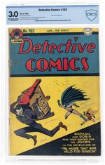 DETECTIVE COMICS #102 AUGUST 1945 CBCS 3.0 GOOD/VG.