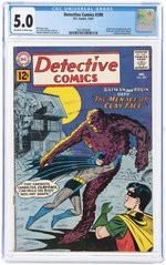 DETECTIVE COMICS #298 DECEMBER 1961 CGC 5.0 VG/FINE (FIRST SILVER AGE CLAYFACE).