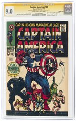 CAPTAIN AMERICA #100 APRIL 1968 CGC 9.0 VF/NM SIGNATURE SERIES (DOUBLE COVER).