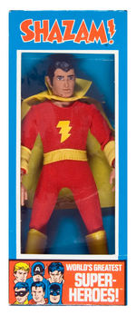 SHAZAM! MEGO BOXED FIGURE.