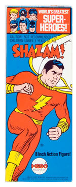 SHAZAM! MEGO BOXED FIGURE.