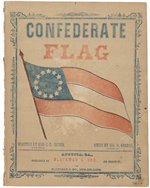 CONFEDERATE FLAG 1861 CIVIL WAR SHEET MUSIC PUBLISHED IN NEW ORLEANS, LA.