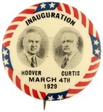 HOOVER & CURTIS "INAUGURATION" JUGATE BUTTON HAKE #2005.