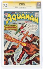 AQUAMAN #1 JANUARY-FEBRUARY 1962 CGC 7.0 FINE/VF SIGNATURE SERIES.