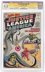 BRAVE AND THE BOLD #28 FEBRUARY-MARCH 1960 CGC RESTORED APPARENT 4.0 SLIGHT (P) VG SIGNATURE SERIES (FIRST JUSTICE LEAGUE OF AMERICA & STARRO).