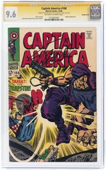 CAPTAIN AMERICA #108 DECEMBER 1968 CGC 9.6 NM+ SIGNATURE SERIES (DOUBLE COVER).