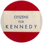 CITIZENS FOR KENNEDY 1960 DEMOCRATIC CONVENTION BUTTON.