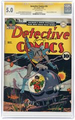 DETECTIVE COMICS #70 DECEMBER 1942 CGC 5.0 VG/FINE SIGNATURE SERIES.