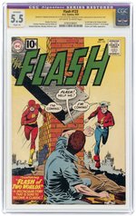 FLASH #123 SEPTEMBER 1961 CGC RESTORED APPARENT 5.5 SLIGHT (A) FINE- SIGNATURE SERIES (FLASH OF TWO WORLDS).