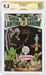 GREEN LANTERN VOL. 2 #79 SEPTEMBER 1970 CGC 9.2 NM- SIGNATURE SERIES.