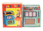 "JUKE BOX" WIND-UP BOXED BANK.