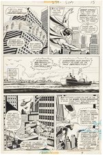 SUPERMAN #279 COMIC BOOK PAGE ORIGINAL ART BY CURT SWAN.