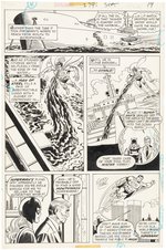 SUPERMAN #279 COMIC BOOK PAGE ORIGINAL ART BY CURT SWAN.