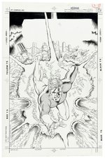 AQUAMAN VOL. 3 #2 COMIC BOOK COVER ORIGINAL ART BY CURT SWAN.