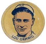 1930 PR4 CRACKER JACK BASEBALL BUTTONS SET W/17 HOF'ERS INCLUDING LOU GEHRIG.