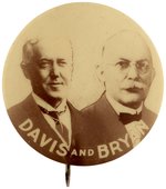 DAVIS AND BRYAN 1924 REAL PHOTO 1.25" JUGATE BUTTON HAKE #2003.