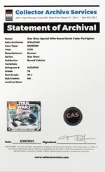 STAR WARS (1978) - DARTH VADER TIE FIGHTER (SPECIAL OFFER) CAS 75 QUALIFIED (BATTLE SCENE SETTING).