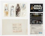 STAR WARS (1978) - EARLY BIRD MAILER KIT (DOUBLE-TELESCOPING LUKE SKYWALKER, PRINCESS LEIA, CHEWBACCA & R2-D2) AFA 85 NM+.