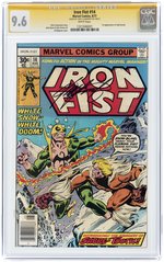 IRON FIST #14 AUGUST 1977 CGC 9.6 NM+ SIGNATURE SERIES (FIRST SABRETOOTH).