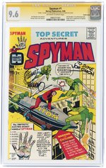 SPYMAN #1 SEPTEMBER 1966 CGC 9.6 NM+ SIGNATURE SERIES (PACIFIC COAST PEDIGREE - FIRST SPYMAN).