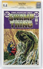 SWAMP THING #1 OCTOBER-NOVEMBER 1972 CGC 9.4 NM SIGNATURE SERIES (FIRST ALEC HOLLAND).