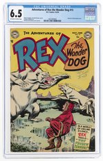 ADVENTURES OF REX THE WONDER DOG #15 MAY-JUNE 1954 CGC 6.5 FINE+.