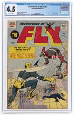 ADVENTURES OF THE FLY #1 AUGUST 1959 CGC 4.5 VG+.